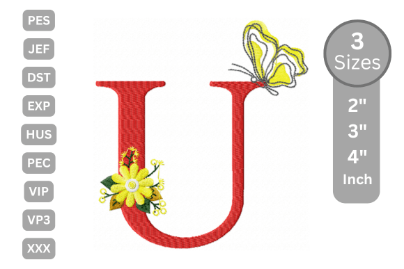 Butterfly Bloom Alphabet - U: A Premium Embroidery Review