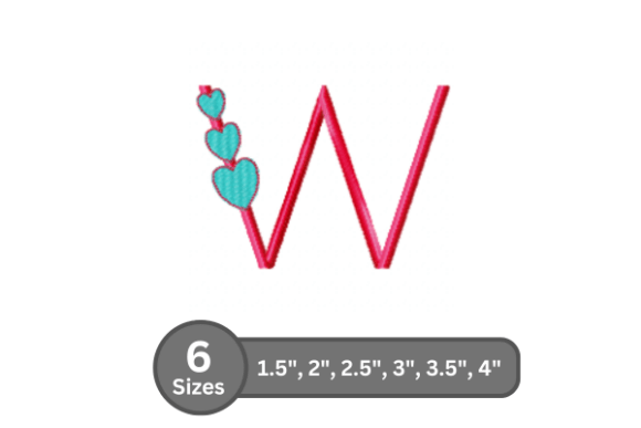 Candy Heart Alphabet -W: A Sweet Addition to Your Craft Fair