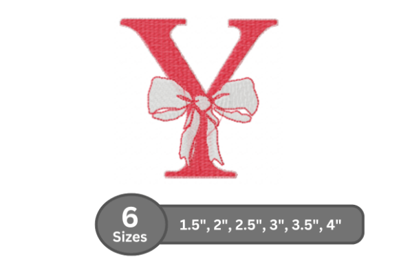 Cherry Knot Alphabet -Y: A Stylish Holiday Embroidery