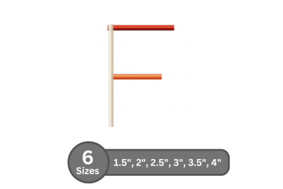 Color Bar Alphabet -F: A Versatile Embroidery Font