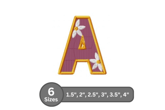 Daisy Joy Alphabet -a: A Stylish Monogram Choice