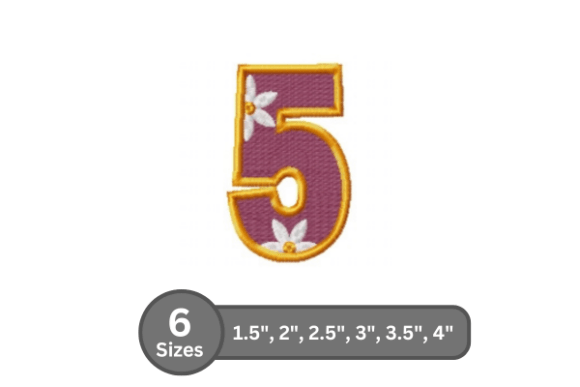 Daisy Joy Number -5: A Versatile Embroidery Design