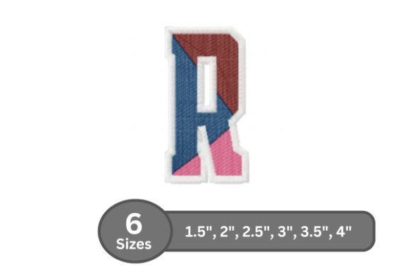 Street Varsity Alphabet -R: A Stylish Monogram Choice