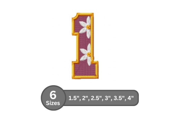 Stylish Daisy Joy Number -1 for Holiday Embroidery