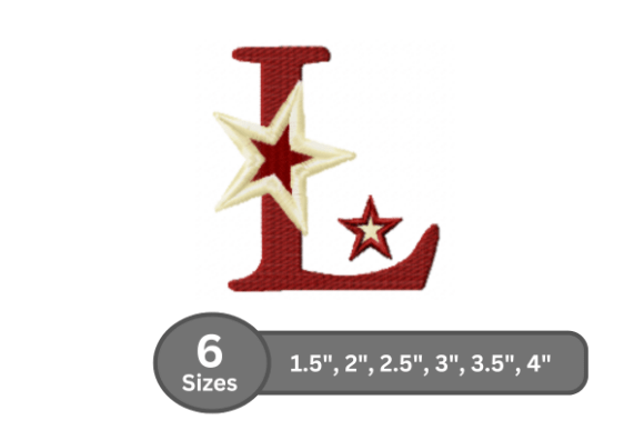 Stylish Star Pop Alphabet - L for Premium Sweatshirts